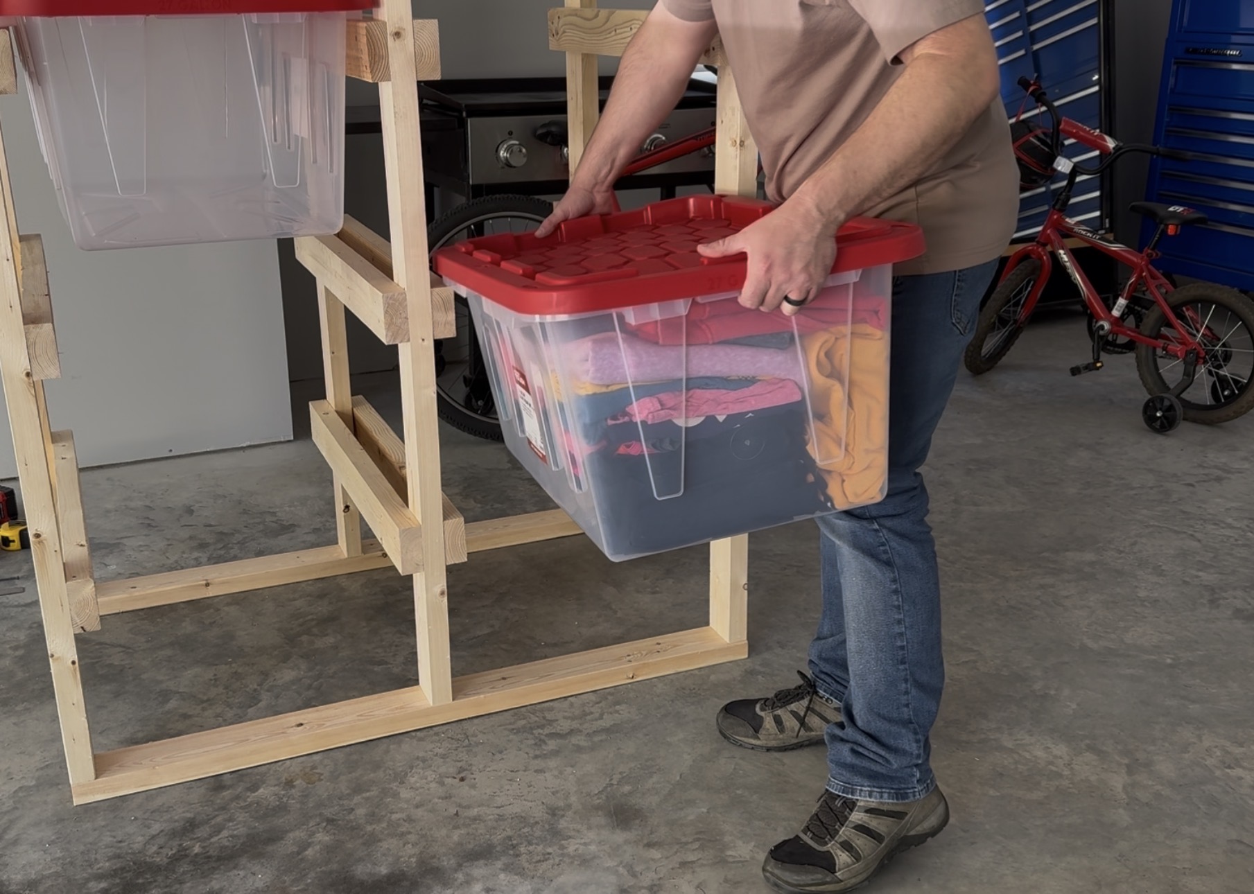 27 Gallon Tote Clear